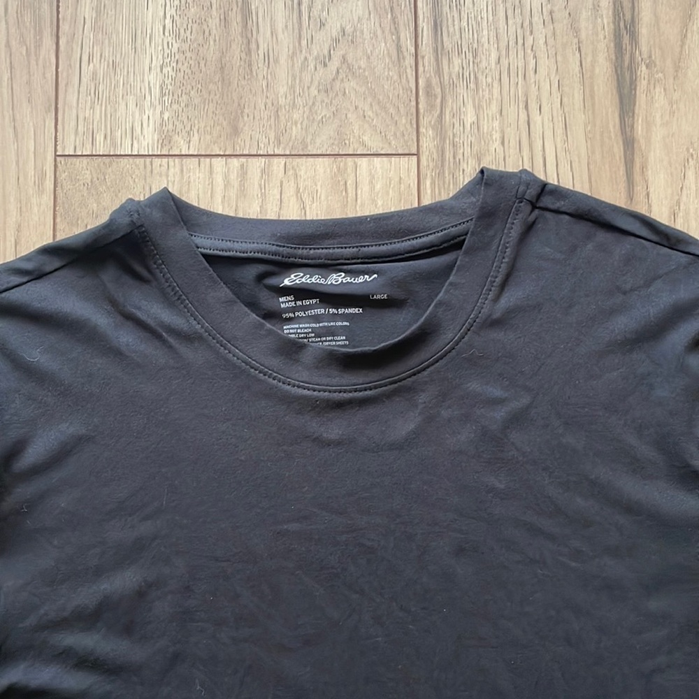 NWT Eddie Bauer Black Performance Undershirt Men’s